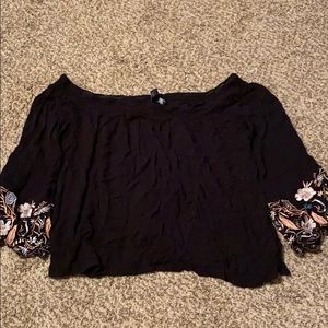 Off the shoulder shirt